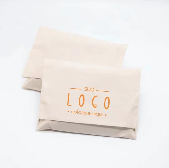 100 Envelopes em Algodão Cru - 10x15cm -