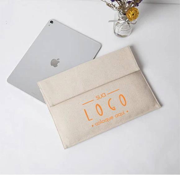 100 Envelopes em Algodão Cru - 20x25cm -