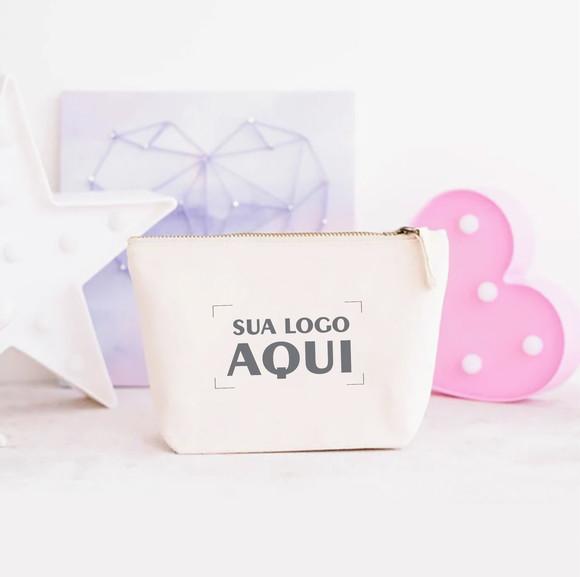 100 Necessaires m em Algodão - 18x13cm