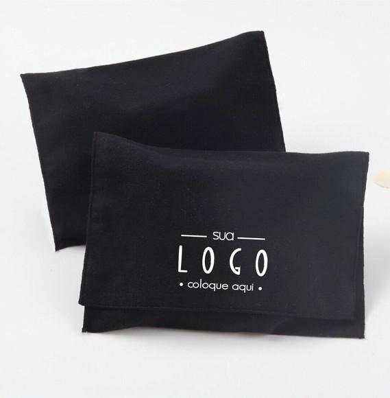 100 Envelopes em Linho Preto - 20x15cm -