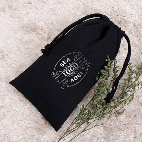 100 Sacos em Linho Personalizados - 10x20