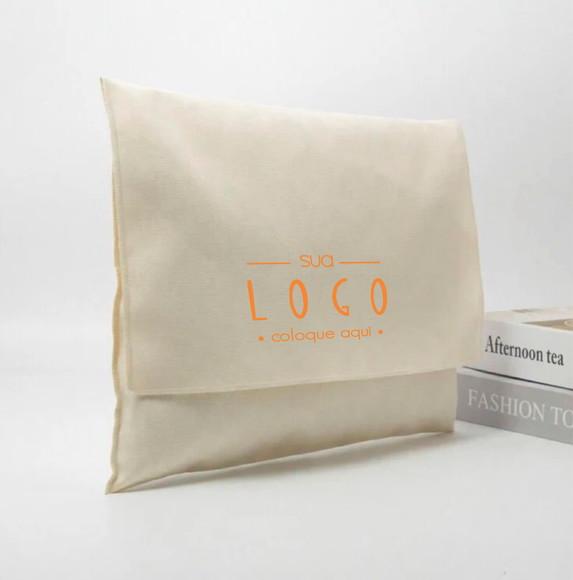 250 Envelopes em Algodão Cru - 20x30cm