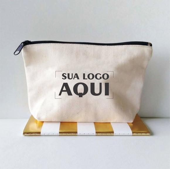 50 Necessaires m em Algodão - 18x13cm
