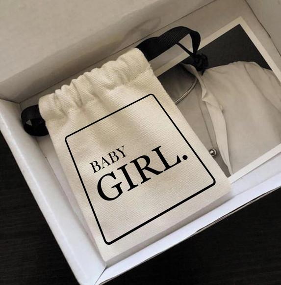 50 Saquinhos 'baby Girl' - 10 x 7cm