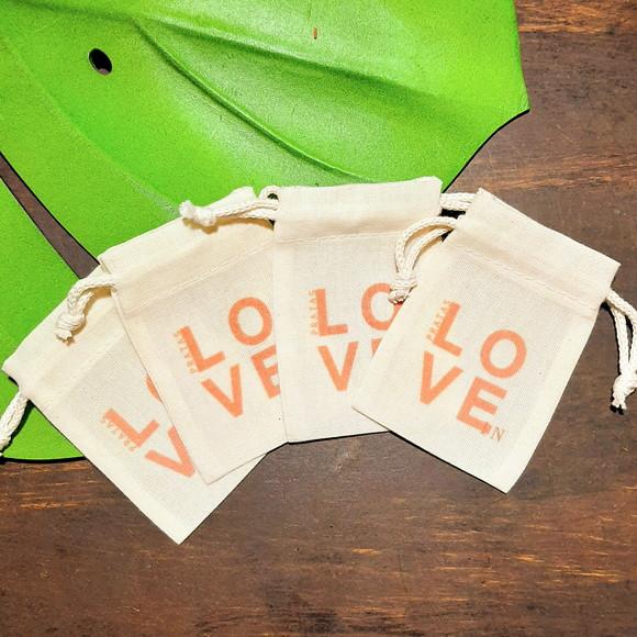 50 Saquinhos de Algodão Cru Personalizados - 6 x 8cm