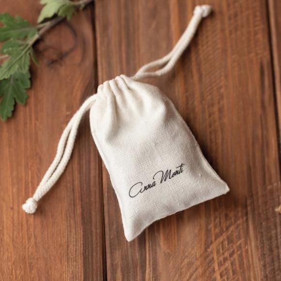 50 Saquinhos de Algodão Cru Personalizados - 6 x 8cm