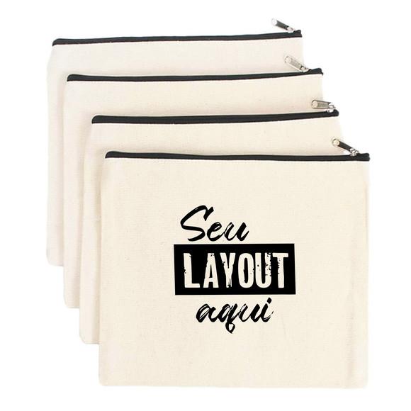 Sacos Personalizados com Ziper - 20x20cm