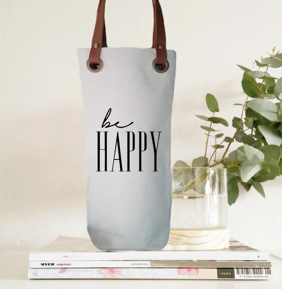 Wine Bag em Algodão e Alças Couro Ecológico - Wb300