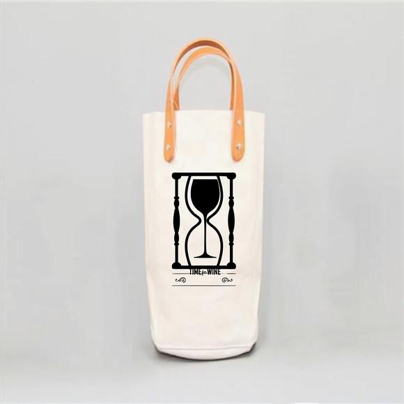 Wine Bag em Algodão e Alças Couro Ecológico - Wn1513
