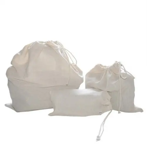 100 Dust Bags em Algodão Cru - 35 x 35cm