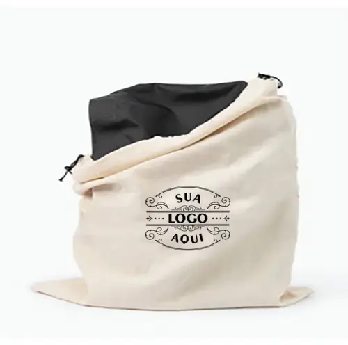 100 Dust Bags em Algodão Cru - 35 x 45cm