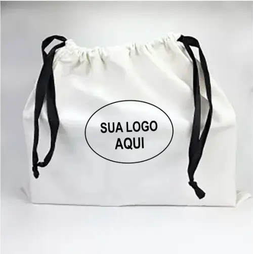 100 Dust Bags em Algodão Cru - 40 x 45cm
