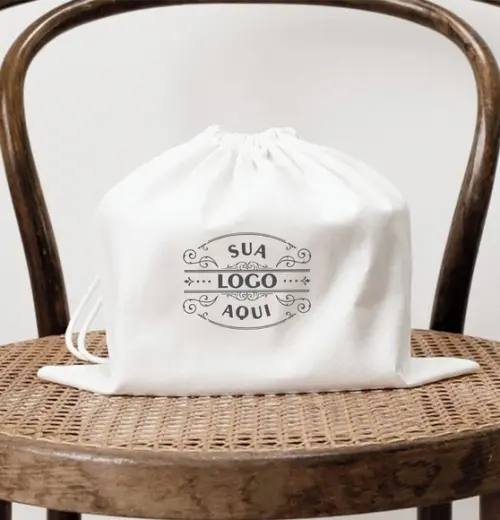 100 Dust Bags em Algodão Cru - 45 x 50cm