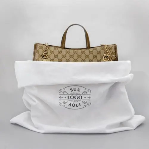 100 Dust Bags em Algodão Cru - 40 x 50cm