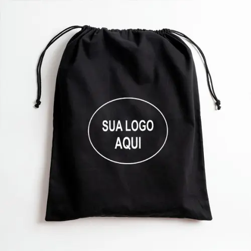 100 Dust Bags em Cetim Personalizados - 30 x 40cm