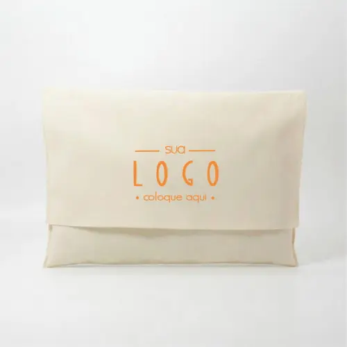 100 Envelopes em Algodão Cru - 10x15cm -