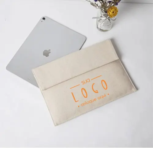 100 Envelopes em Algodão Cru - 20x25cm -
