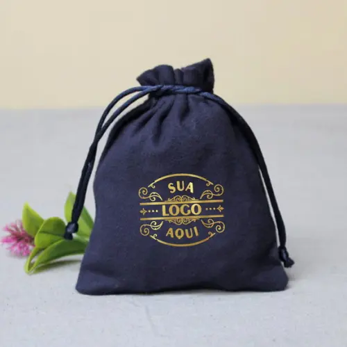 100 Sacos em Linho Personalizados - 10x12