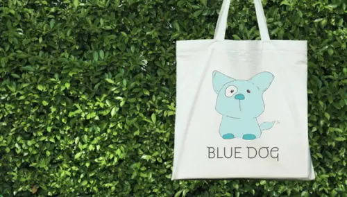 35 Sacolas em Algodão Cru Personalizadas - 35 x 40cm