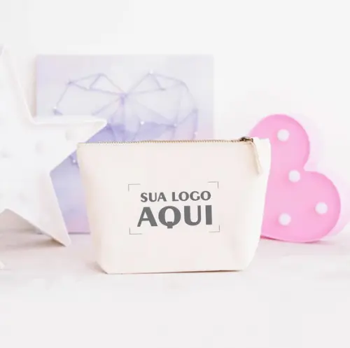 50 Necessaires m em Algodão - 18x13cm