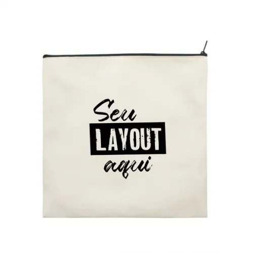 Sacos Personalizados com Ziper - 20x20cm