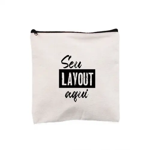 Sacos Personalizados com Ziper - 25x25cm