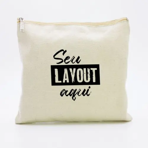 Sacos Personalizados com Ziper - 30x30cm
