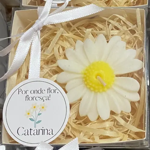 Vela Aromática Margarida na Caixinha