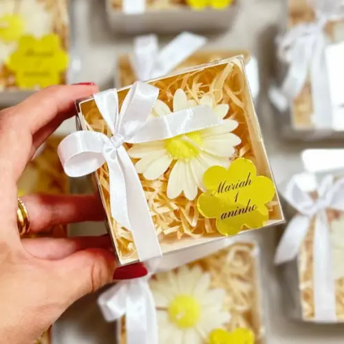 Vela Aromática Margarida na Caixinha