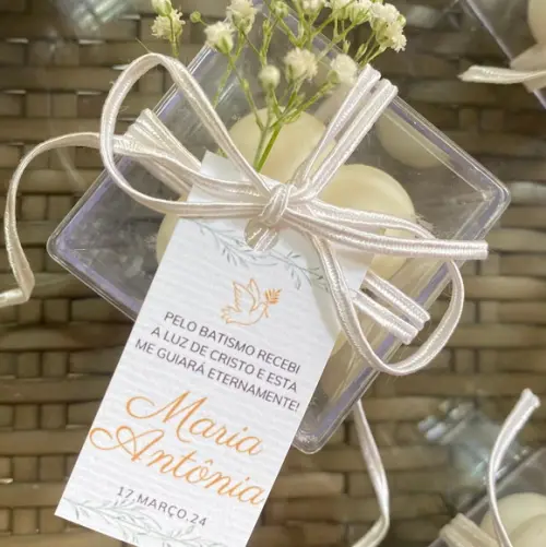 Vela Aromática Mini Bubble no Acrílico