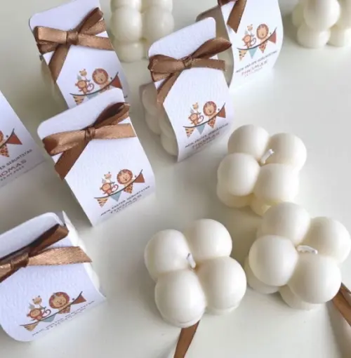 Vela Mini Bubble Lembrancinha
