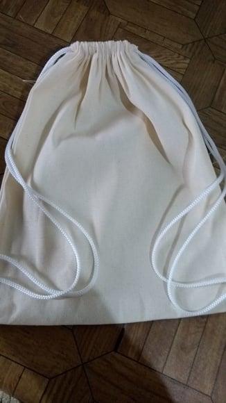 Mochila 25x30 em Algodão Cru sem Impressão