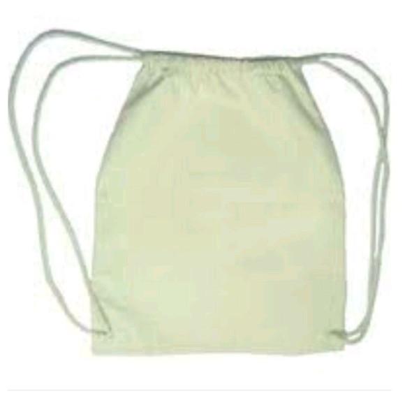 Mochila 20x25em Algodão Cru sem Impressão