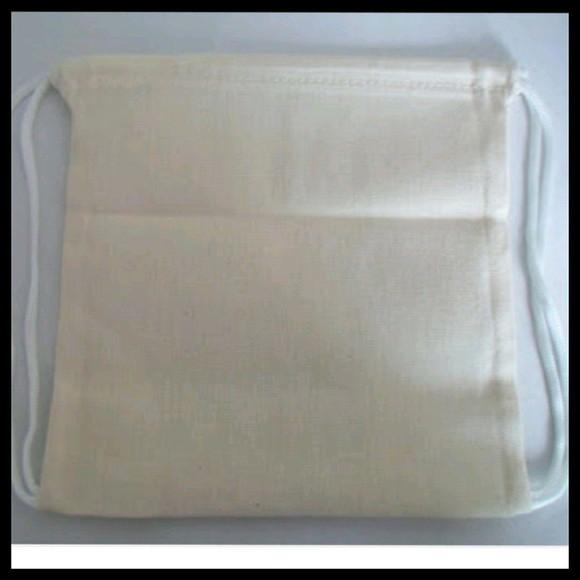 Mochila 20x25em Algodão Cru sem Impressão