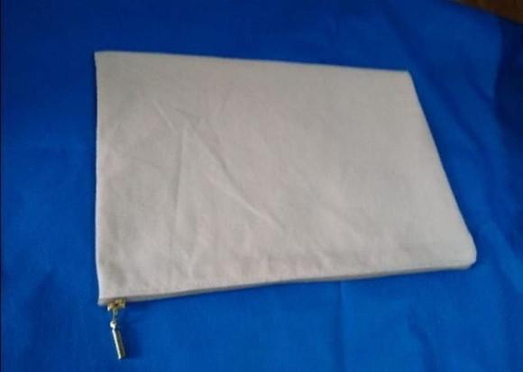 Nécessaire 20x30cm em Algodão Cru Sem Impressão