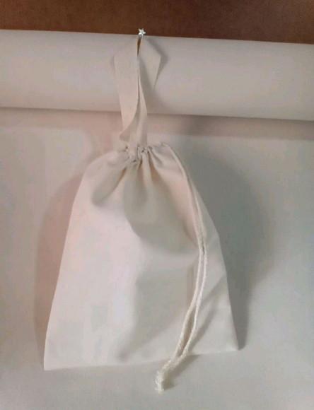 Saco c/ Alça 25x35cm Algodão Cru sem Impressão