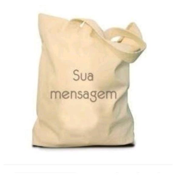 Sacola 20x25 em Algodão Cru sem Impressão
