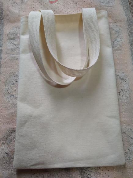 Sacola 20x30 cm em Algodão Cru sem Impressão