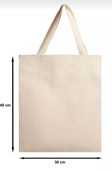 Sacola 30x40cm Algodão Cru sem Impressão