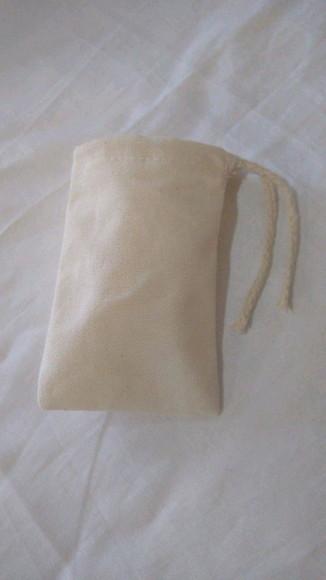 Saquinho 15x15 cm Algodão Cru