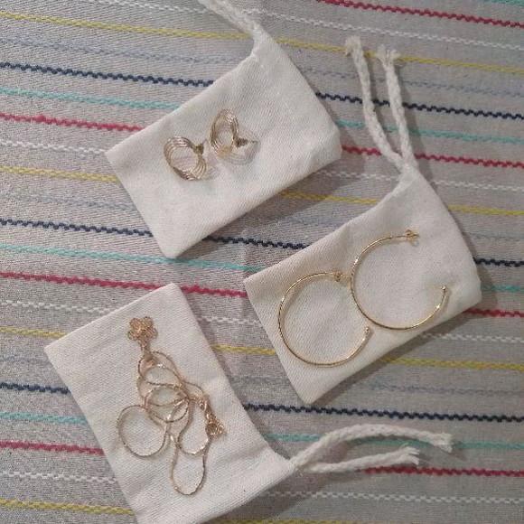 Saquinho 10x10cm em Algodão Cru sem Impressão
