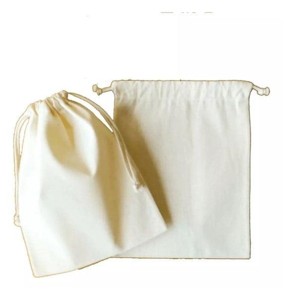 T-13 Fino Saco 30x40cm Algodão Cru