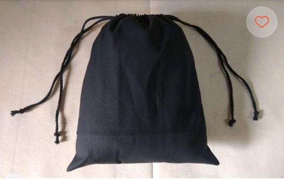 Saquinho com alça 20x25 cm em algodão cru