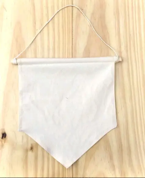 Flâmula sem Bastão 22x30cm em Algodão Cru sem Impressão