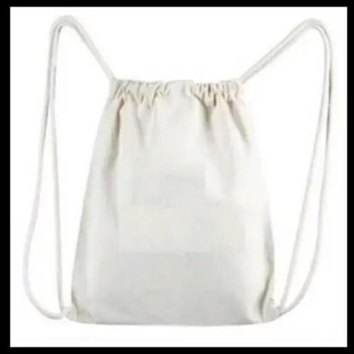 Mochila 20x25em Algodão Cru sem Impressão