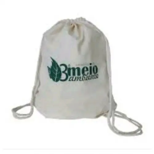 Mochila 25x30 em Algodão Cru sem Impressão