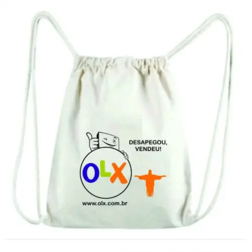 Mochila 35x40 em Algodão Cru sem Impressão