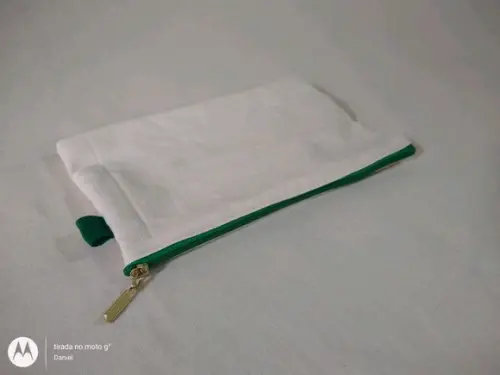 Nécessaire 20x25cm em Algodão Cru sem Impressão