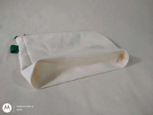 Nécessaire com Fundo 27x25x10cm em Algodão Cru sem Impressão