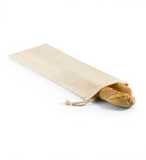 Saco 12x30 cm Algodão Cru